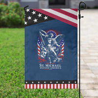 St Michael Defend America Archangel Graphic Patriotic Garden Flag Christian Faith