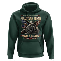 Full Steam Ahead Patriotic Bald Eagle Hoodie Vintage Stainless American Spirit Steam Locomotive Heritage