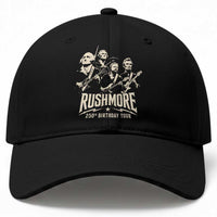 Rushmore 250th Birthday Tour Band Baseball Cap Presidents Rock Concert Historical Collages