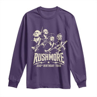 Rushmore 250th Birthday Tour Band Long Sleeve Shirt Presidents Rock Concert Historical Collages