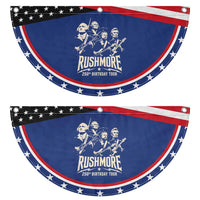 Rushmore 250th Birthday Tour Band Patriotic Fan Flag Presidents Rock Concert Historical Collages