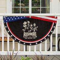 Rushmore 250th Birthday Tour Band Patriotic Fan Flag Presidents Rock Concert Historical Collages