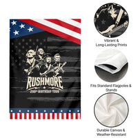 Rushmore 250th Birthday Tour Band Patriotic Garden Flag Presidents Rock Concert Historical Collages