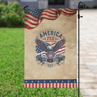 250 Years of Freedom Eagle Patriotic Garden Flag One Nation Under God 1776-2026 250th Anniversary