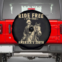 Ride Free 1776-2026 George Washington on Horseback Graphic Spare Tire Cover Vintage 250th Anniversary Semiquincentennial