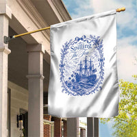 Spilling The Tea Since 1773 Boston Tea Party Garden Flag Funny Historical Toile Graphic American History Humor