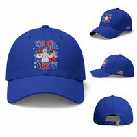 Funny Patriotic Chickens 4th of July Fireworks Baseball Cap Retro Chicka Boom Boom Hen Rooster Chick Graphic