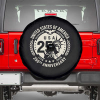 USA 250th Anniversary Statue of Liberty Vintage Crest Spare Tire Cover Celebrating Freedom 1776 to 2026 Semiquincentennial