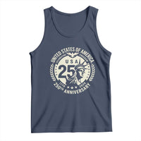 USA 250th Anniversary Statue of Liberty Vintage Crest Tank Top Celebrating Freedom 1776 to 2026 Semiquincentennial