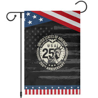 USA 250th Anniversary Statue of Liberty Vintage Crest Patriotic Garden Flag Celebrating Freedom 1776 to 2026 Semiquincentennial