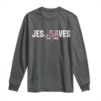 Jesus Saves USA Semiquincentennial 1776 2026 Long Sleeve Shirt Patriotic Christian Faith USA 250 Years of Freedom