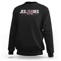 Jesus Saves USA Semiquincentennial 1776 2026 Sweatshirt Patriotic Christian Faith USA 250 Years of Freedom
