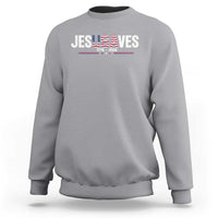 Jesus Saves USA Semiquincentennial 1776 2026 Sweatshirt Patriotic Christian Faith USA 250 Years of Freedom