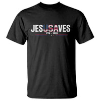 Jesus Saves USA Semiquincentennial 1776 2026 T Shirt Patriotic Christian Faith USA 250 Years of Freedom