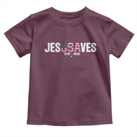 Jesus Saves USA Semiquincentennial 1776 2026 Toddler T Shirt Patriotic Christian Faith USA 250 Years of Freedom