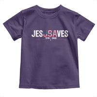 Jesus Saves USA Semiquincentennial 1776 2026 Toddler T Shirt Patriotic Christian Faith USA 250 Years of Freedom