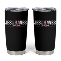 Jesus Saves USA Semiquincentennial 1776 2026 Tumbler Cup Patriotic Christian Faith USA 250 Years of Freedom