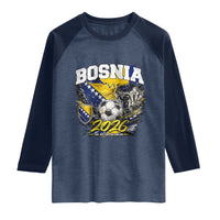 Bosnia Soccer Jersey Pride 2026 Raglan Shirt One Nation One Dream Heritage Football Sports Fan