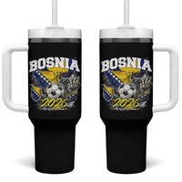 Bosnia Soccer Jersey Pride 2026 Tumbler With Handle One Nation One Dream Heritage Football Sports Fan