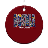 Lets Go Bosnia Heritage Hajmo Bosno Cultural Mosaic Pattern Ceramic Ornament Bosnia Herzegovina Map Soccer Lover Football Fan
