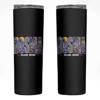 Lets Go Bosnia Heritage Hajmo Bosno Cultural Mosaic Pattern Skinny Tumbler Bosnia Herzegovina Map Soccer Lover Football Fan