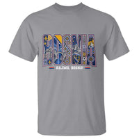 Lets Go Bosnia Heritage Hajmo Bosno Cultural Mosaic Pattern T Shirt Bosnia Herzegovina Map Soccer Lover Football Fan