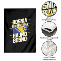 Lets Go Bosnia Herzegovina Hajmo Bosno Dragon Shield Garden Flag Soccer Team Pride Football Fan Heritage