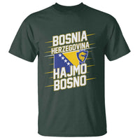 Lets Go Bosnia Herzegovina Hajmo Bosno Dragon Shield T Shirt Soccer Team Pride Football Fan Heritage