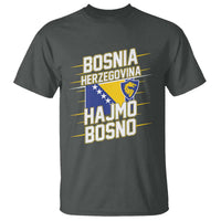 Lets Go Bosnia Herzegovina Hajmo Bosno Dragon Shield T Shirt Soccer Team Pride Football Fan Heritage