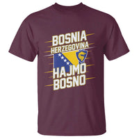 Lets Go Bosnia Herzegovina Hajmo Bosno Dragon Shield T Shirt Soccer Team Pride Football Fan Heritage