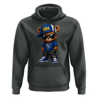 BIH Bosnia Teddy Bear Graphic Hoodie Golden Lily Heritage Urban Streetwear Style