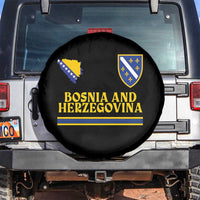 Bosnia Herzegovina Soccer Jersey Style Spare Tire Cover Country Map Heritage Football Fan