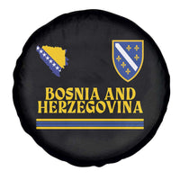 Bosnia Herzegovina Soccer Jersey Style Spare Tire Cover Country Map Heritage Football Fan