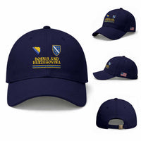Bosnia Herzegovina Soccer Jersey Style Baseball Cap Country Map Heritage Football Fan