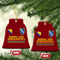 Bosnia Herzegovina Soccer Jersey Style Ceramic Ornament Country Map Heritage Football Fan