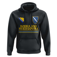 Bosnia Herzegovina Soccer Jersey Style Hoodie Country Map Heritage Football Fan