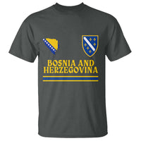 Bosnia Herzegovina Soccer Jersey Style T Shirt Country Map Heritage Football Fan