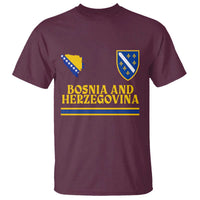 Bosnia Herzegovina Soccer Jersey Style T Shirt Country Map Heritage Football Fan