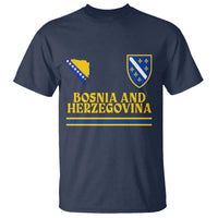 Bosnia Herzegovina Soccer Jersey Style T Shirt Country Map Heritage Football Fan