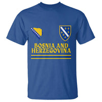 Bosnia Herzegovina Soccer Jersey Style T Shirt Country Map Heritage Football Fan
