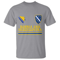 Bosnia Herzegovina Soccer Jersey Style T Shirt Country Map Heritage Football Fan