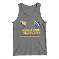 Bosnia Herzegovina Soccer Jersey Style Tank Top Country Map Heritage Football Fan