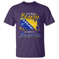 From Bosnia and Already in America T Shirt Bosnian Soccer Fan Travel Bosnia Herzegovina Pride