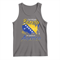 From Bosnia and Already in America Tank Top Bosnian Soccer Fan Travel Bosnia Herzegovina Pride