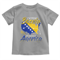 From Bosnia and Already in America Toddler T Shirt Bosnian Soccer Fan Travel Bosnia Herzegovina Pride