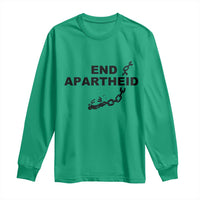 End Apartheid Human Rights Long Sleeve Shirt Broken Chain Social Justice Activist