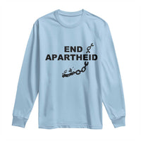 End Apartheid Human Rights Long Sleeve Shirt Broken Chain Social Justice Activist