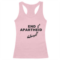 End Apartheid Human Rights Racerback Tank Top Broken Chain Social Justice Activist