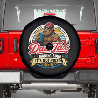 Funny Dad Tax Certified Dad Duty Bigfoot Spare Tire Cover Vintage Sasquatch Official Snack Inspector
