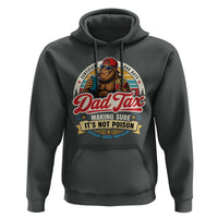 Funny Dad Tax Certified Dad Duty Bigfoot Hoodie Vintage Sasquatch Official Snack Inspector